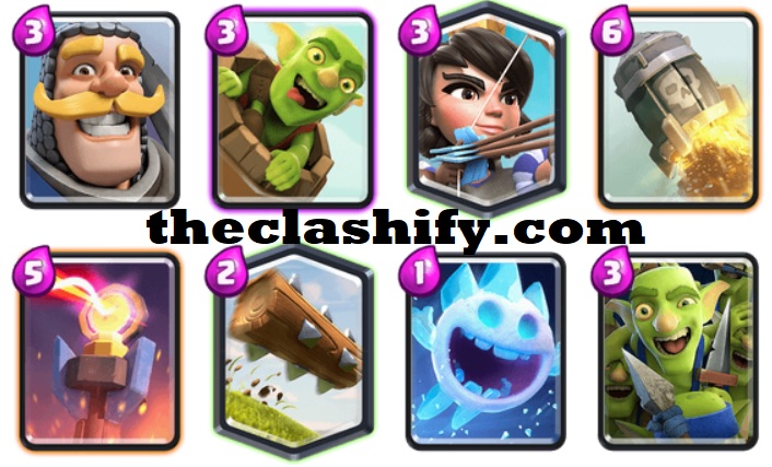 Princess Knight Goblin Barrel Deck Arena 10+