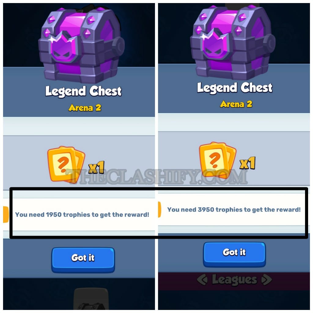 You can Get a Free Legendary Card from Legend Chest
