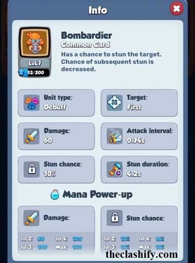 Rush Royale Bombardier Rush Royale Best Cards