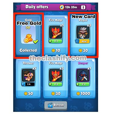 Free Rewards in rush royale
